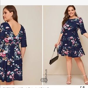Shein short sleeve spring dress